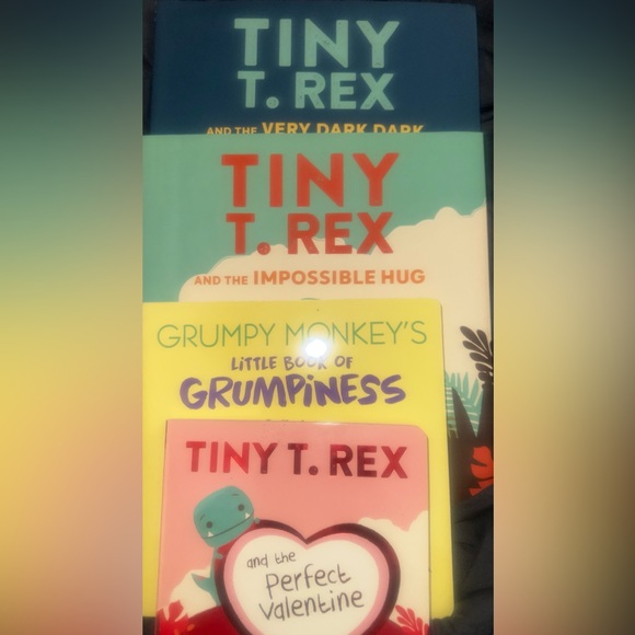Tiny Trex Other - Three Tiny T. Rex and Grunpy Monkey Books